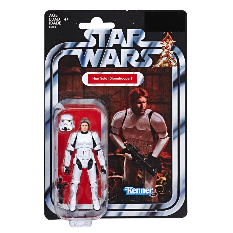 Hasbro Kenner The Vintage Collection Star Wars Han Solo (Stormtrooper) 3.75-inch-scale Figure ฮาสโบร สตาร์ วอร์ส หุ่นโมเดลฟิกเกอร์ ฮาน โซโล (สตอร์มทรูปเปอร์) ขนาด 3.75 นิ้ว ลิขสิทธิ์แท้