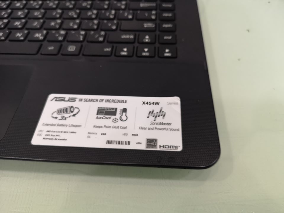 ASUS X454WA