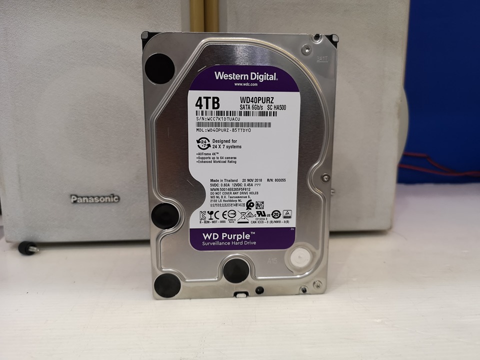 4TB. WD Purple WD40PURZ 12/2021