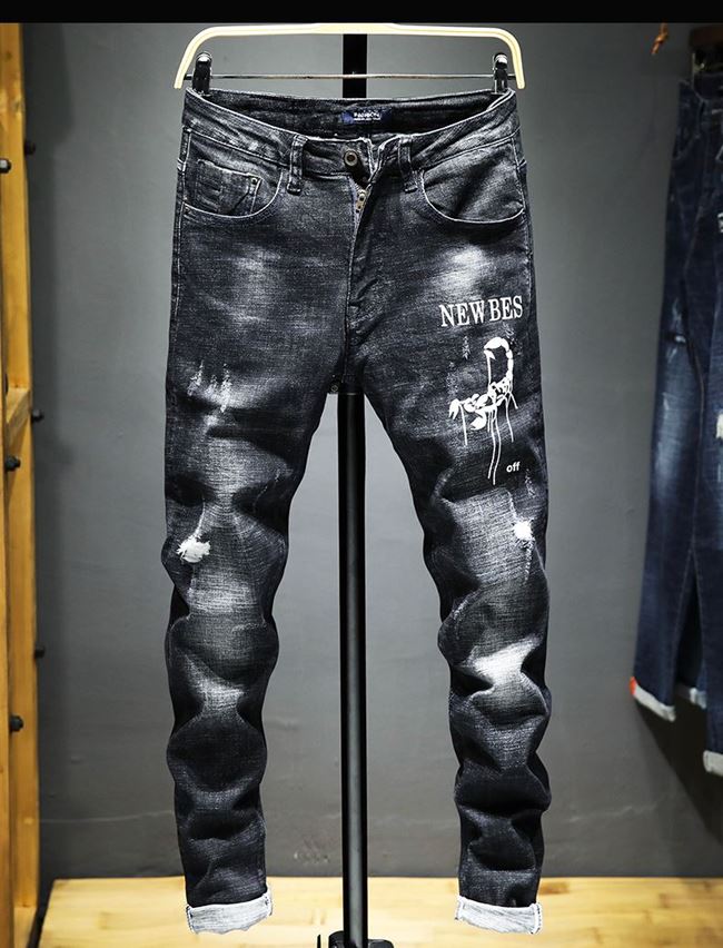 001032 กางเกงยีนส์ Sandcow Denim Style Korean Version Diesel Jeans Slim feet Size 28-38