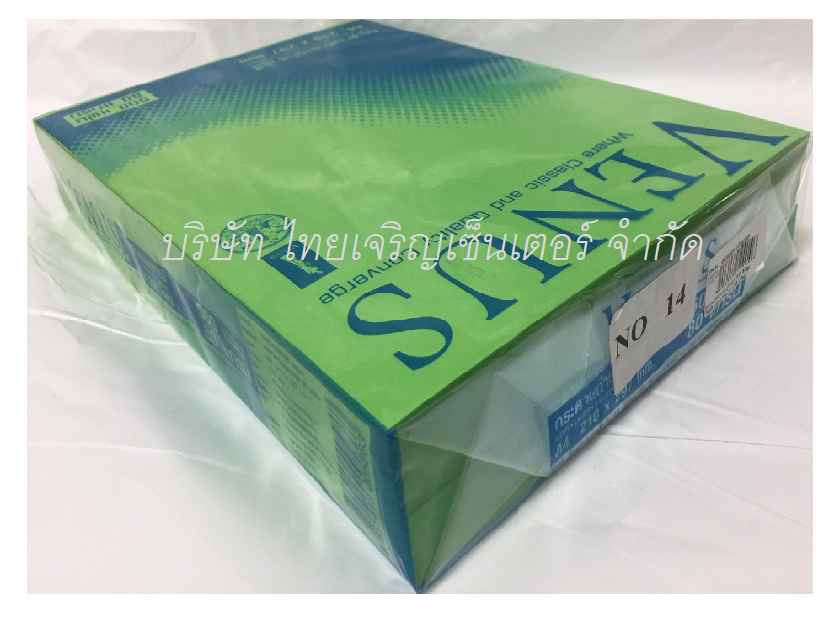 ถ่ายเอกสารสี วีนัส A4 80 แกรม 500 แผ่น NO.14 (ห่อ)