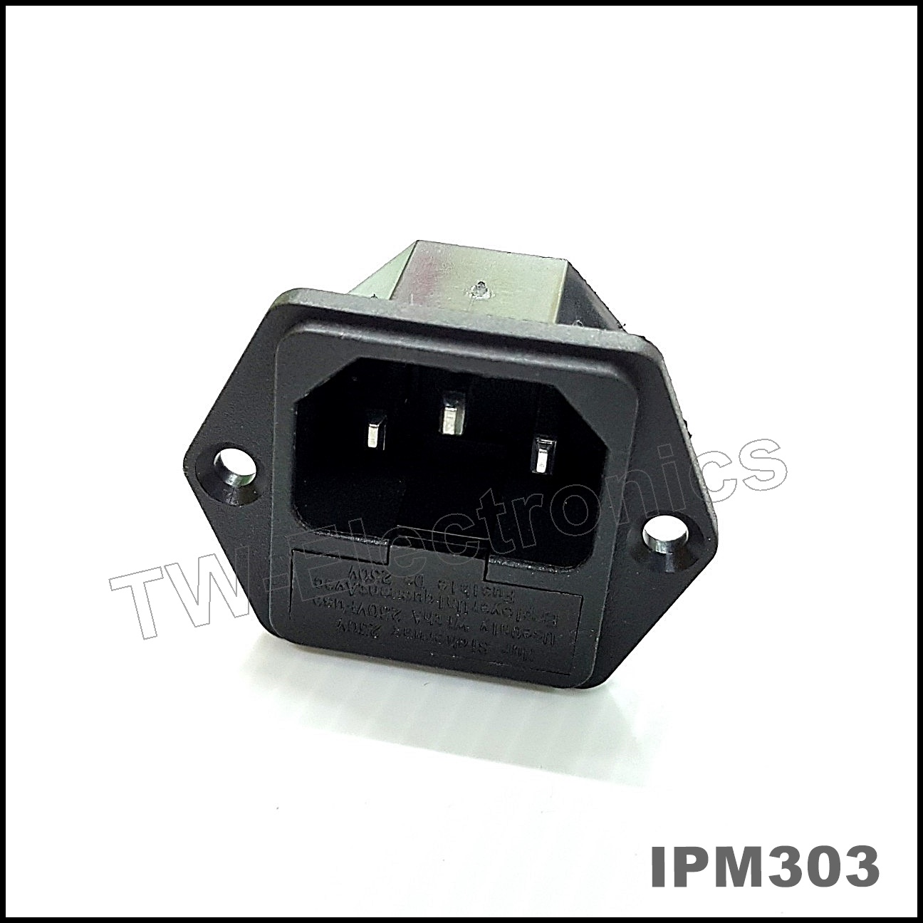 IEC Power ตัวผู้ + ช่องฟิวส์ / IPM303