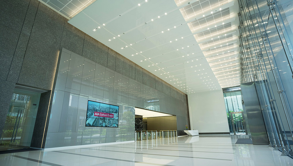 เอไอเอ สาทร ทาวเวอร์ (AIA Sathorn Tower) สำนักงานให้เช่าย่านสาทร กรุงเทพฯ ใกล้รถไฟฟ้า BTS สถานีเซนต์หลุยส์