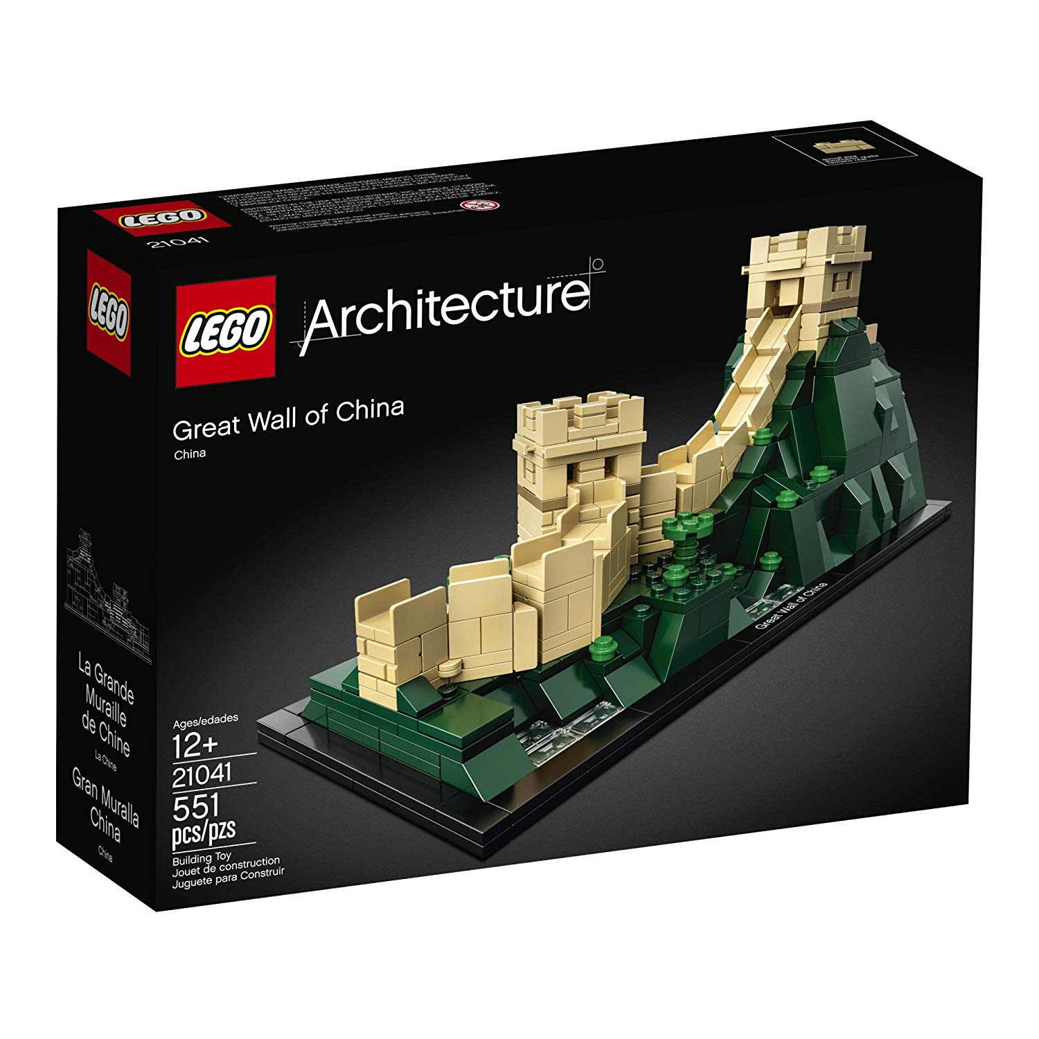 LEGO Architecture Great Wall of China เลโก้ ตัวต่อเสริมทักษะ อาคิเทคเจอร์ กำแพงเมืองจีน รุ่น 21041