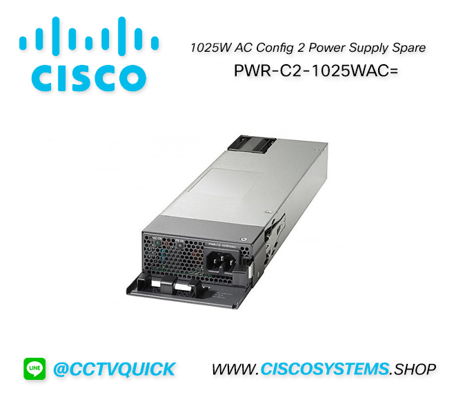 EOL PWR-C2-1025WAC= (1025W AC Config 2 Power Supply Spare) ** PWR-C1-1100WAC-P=