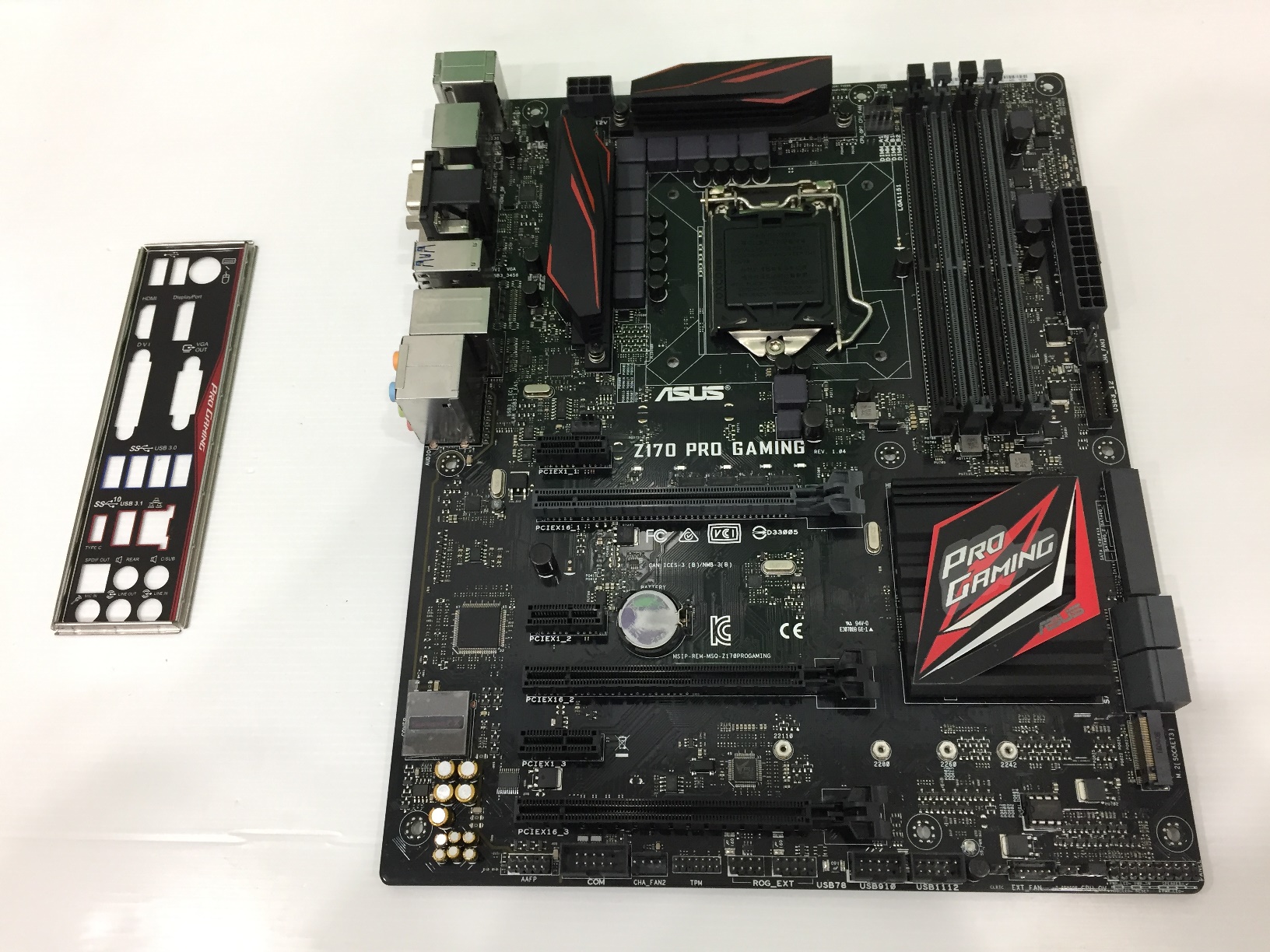 ASUS Z170 PRO GAMING 1151 ของใหม่เคลมมา JIB 04/2020