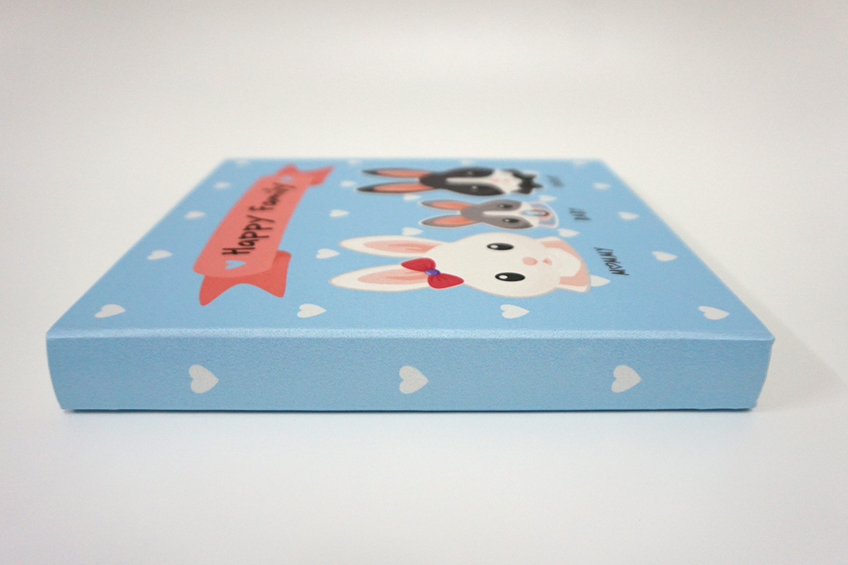 อัลบั้มสั่งทำใส่ชื่อ ลายครอบครัวกระต่าย - Rabbit Family