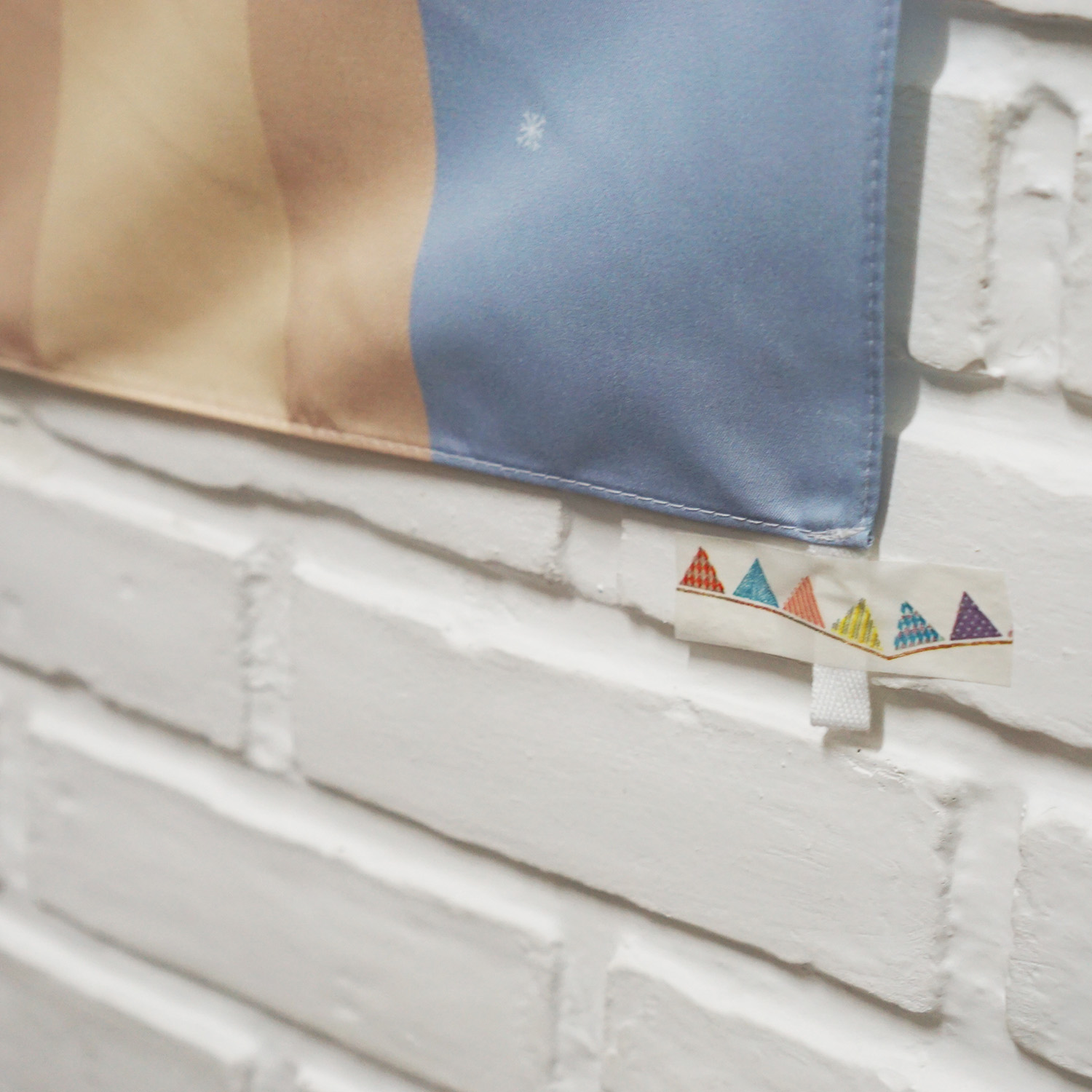 ป้ายผ้าฉลองปาร์ตี้ สั่งทำใส่ข้อความ ลาย Woodland - Blue