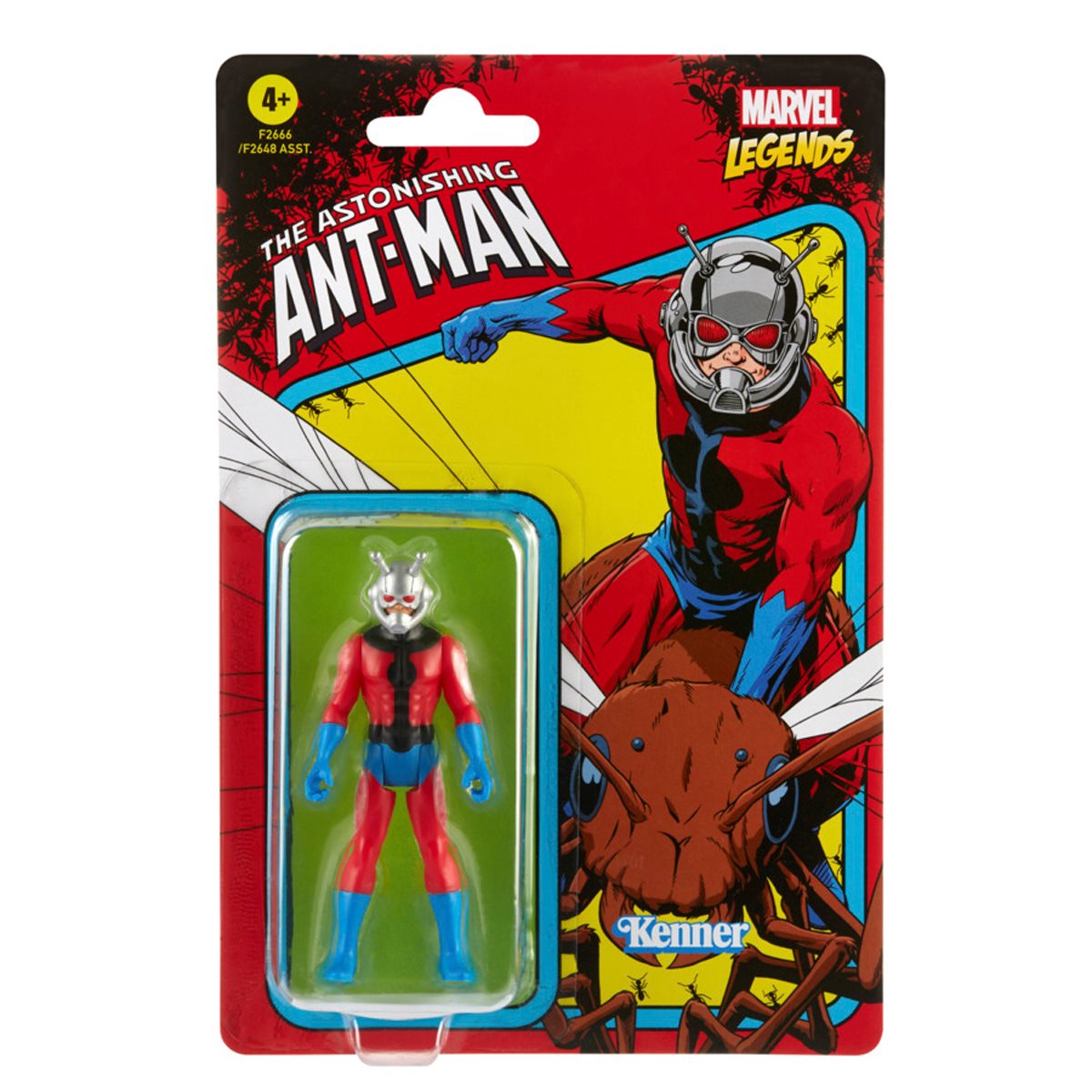 Hasbro Marvel Legends Series Ant-Man 3.75-Inch Retro 375 Collection Action Figure ฮาสโบร มาร์เวล เลเจนด์ หุ่นโมเดลฟิกเกอร์ แอนท์-แมน ขนาด 3.75 นิ้ว ลิขสิทธิ์แท้