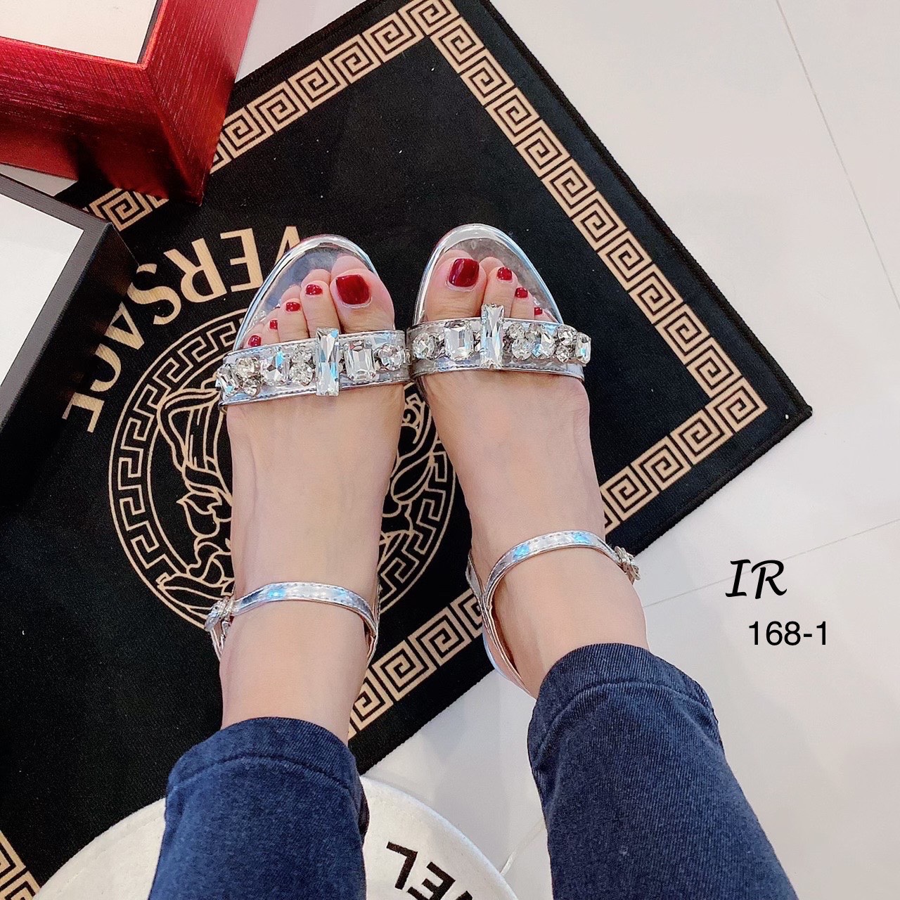 รองเท้าส้นตัน Style Miu Miu