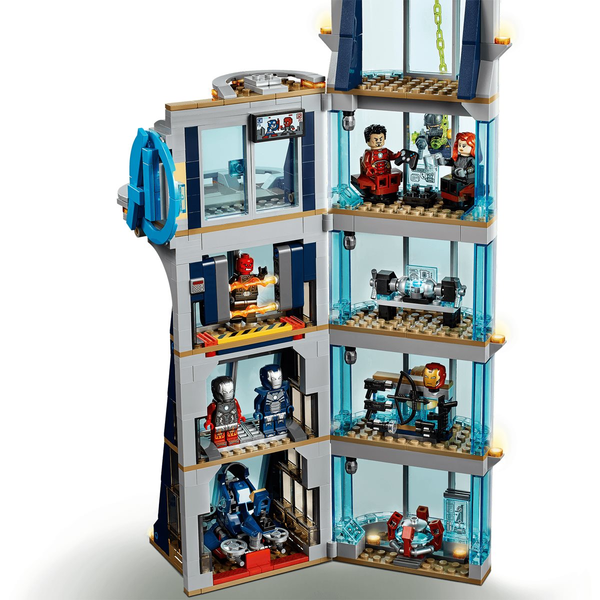 LEGO ตัวต่อเสริมทักษะ เลโก้ Marvel Avengers: Avengers Tower Battle รุ่น 76166