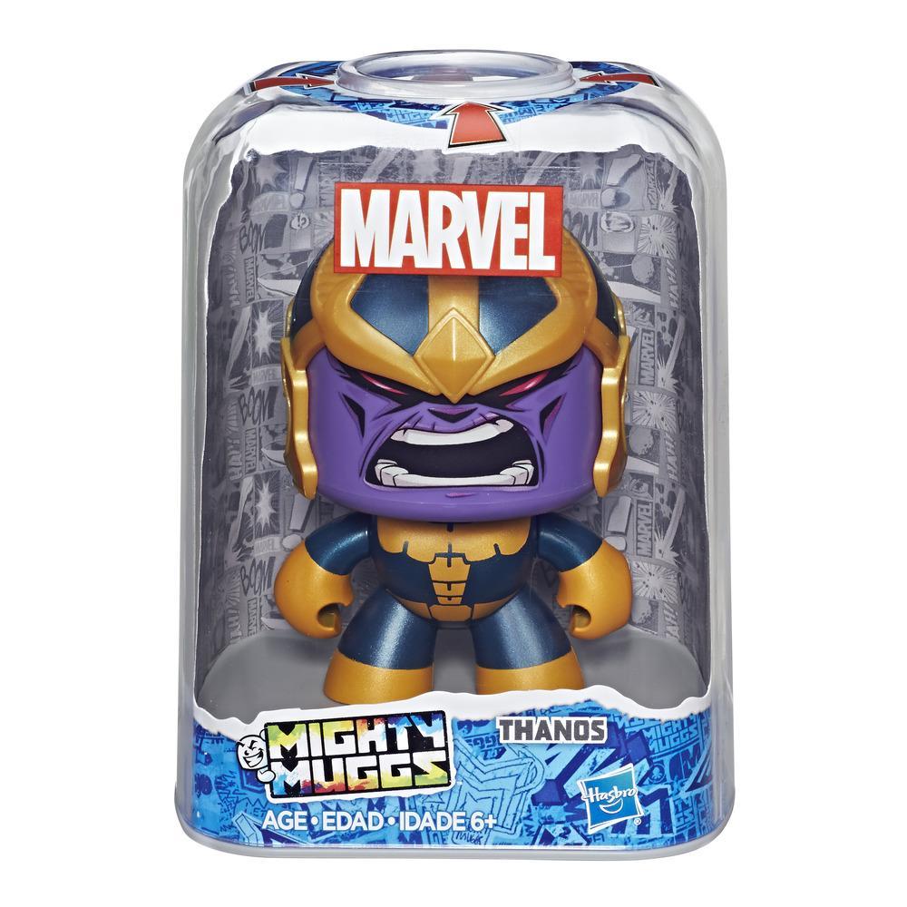 Hasbro Marvel Mighty Muggs Thanos ฮาสโบร มาร์เวล ไมตี้ มักส์ ธานอส ตุ๊กตาเปลี่ยนหน้าได้ ลิขสิทธิ์แท้