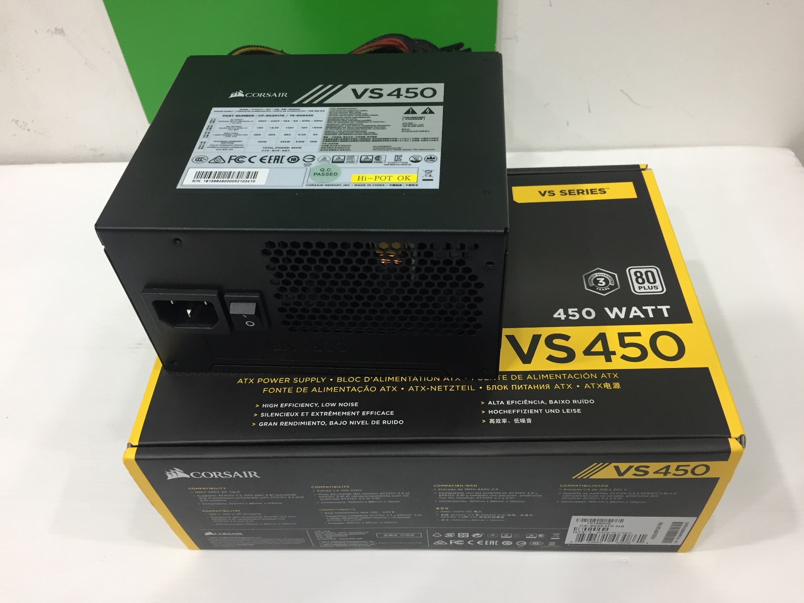 CORSAIR VS450 450W. 80+ White ของใหม่