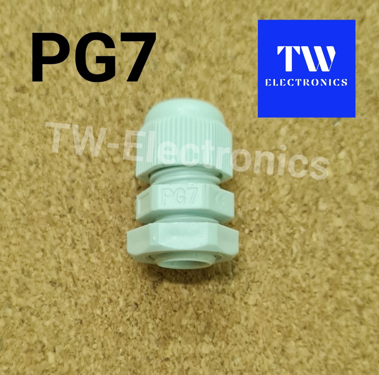 เคเบิ้ลแกลนด์ PG7 สีขาว