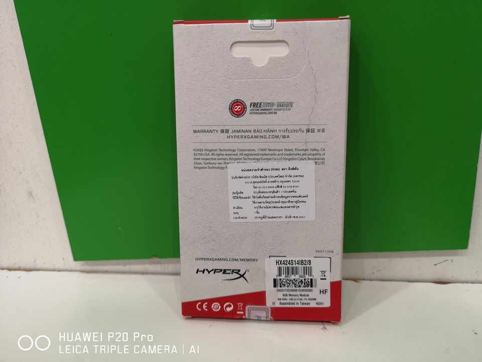 8GB. DDR4 2400 KINGSTON HX424S14IB2/8 Notebook ของใหม่