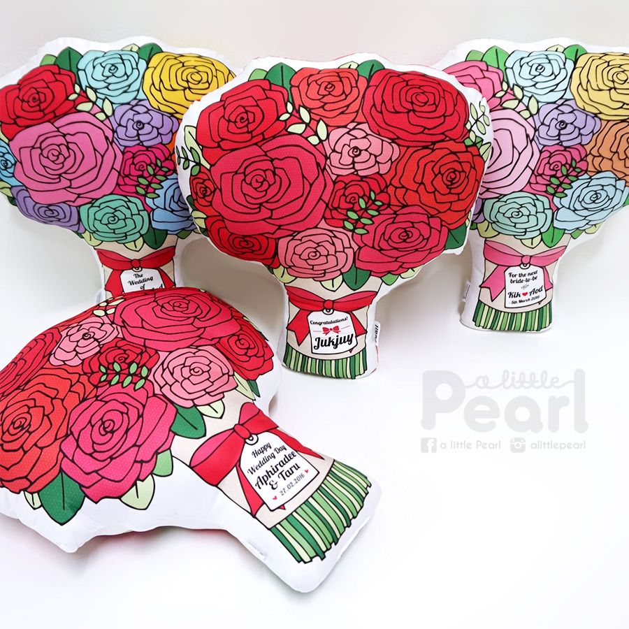 หมอนช่อกุหลาบ Rose Bouquet