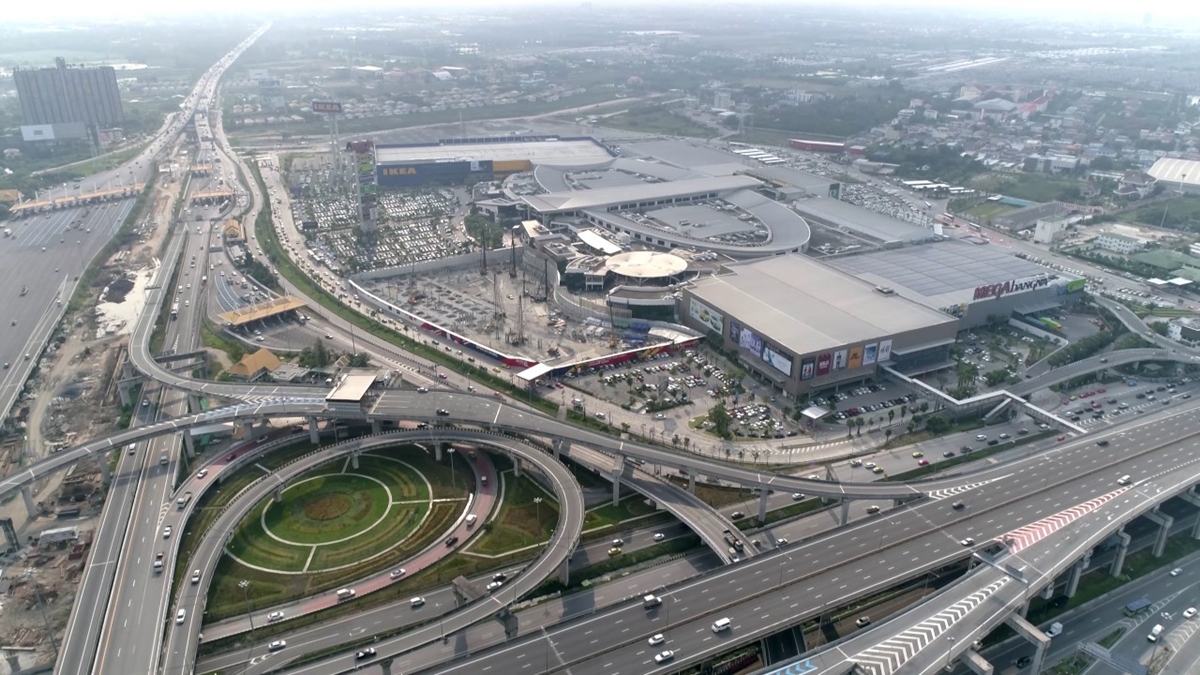 ขายที่ดินขนาด 3-3-8 ไร่ ติดถนนบางนา-ตราด ใกล้สถานีรถไฟฟ้า LRT บางนา-สุวรรณภูมิ 100 เมตร