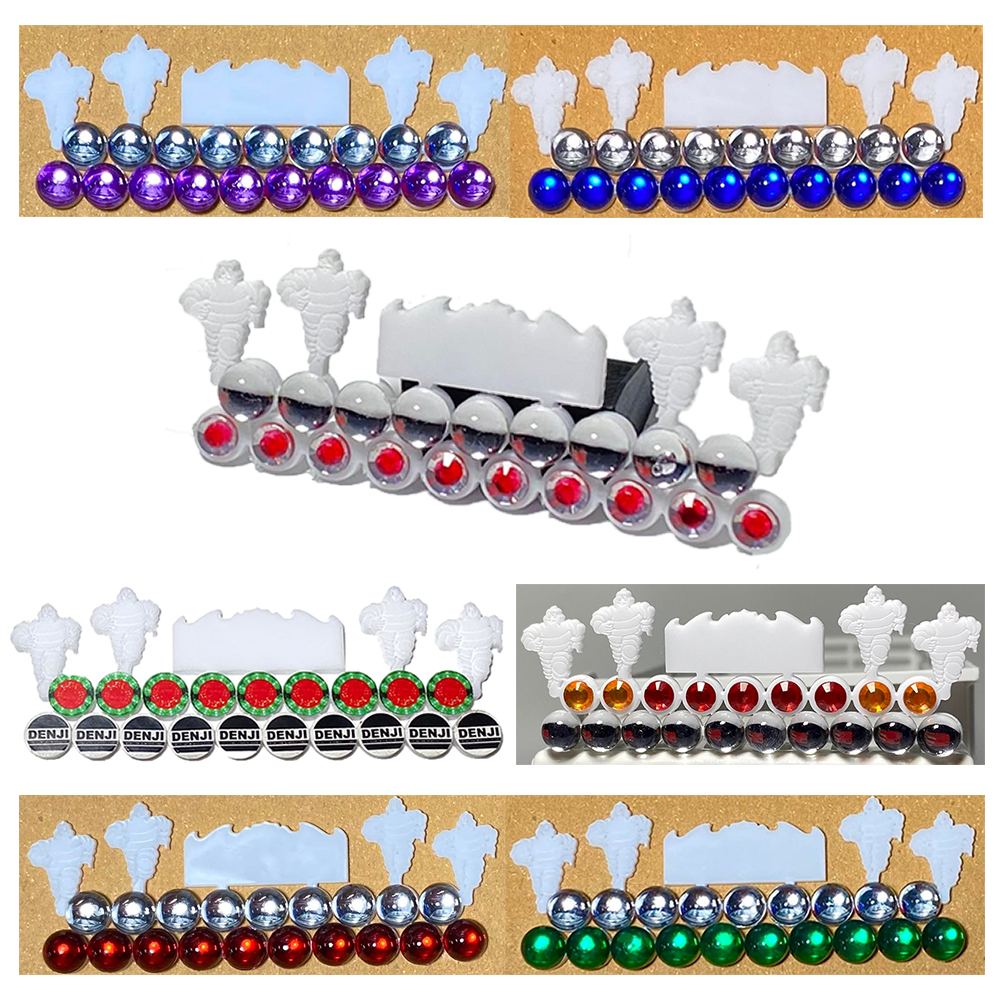 ไฟราวหลังคาแต่งโมเดลรถบรรทุกของเล่น ไฟแถวจำลอง 1/24 แต่งรถสิบล้อจำลอง toy part