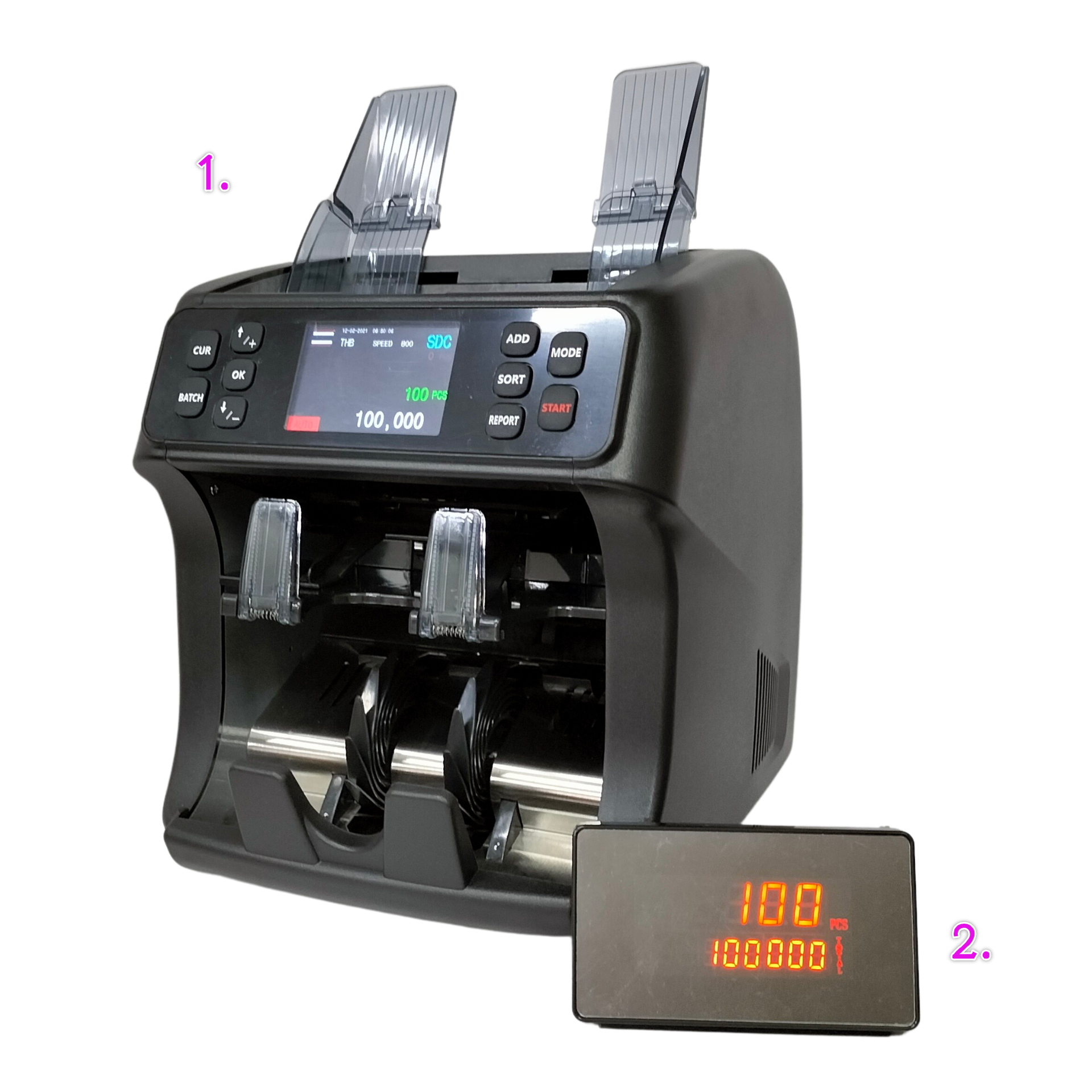 ขายถูก เครื่องนับและแยกธนบัตร ยูนิ-สมาร์ท UNI-SMART US-190