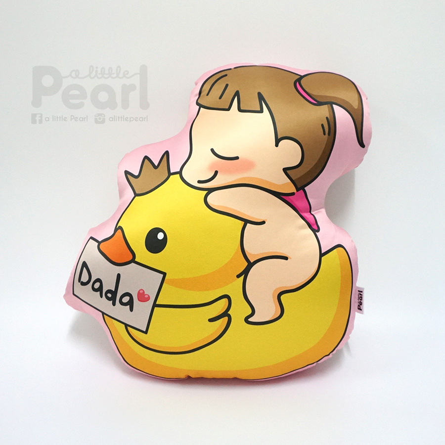 หมอนสั่งทำใส่ชื่อ ลายเป็ด - Duck