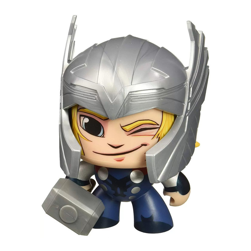 Hasbro Marvel Avengers Mighty Muggs Thor ฮาสโบร มาร์เวล อเวนเจอร์ส ไมตี้ มักส์ ธอร์ ตุ๊กตาเปลี่ยนหน้าได้ ลิขสิทธิ์แท้