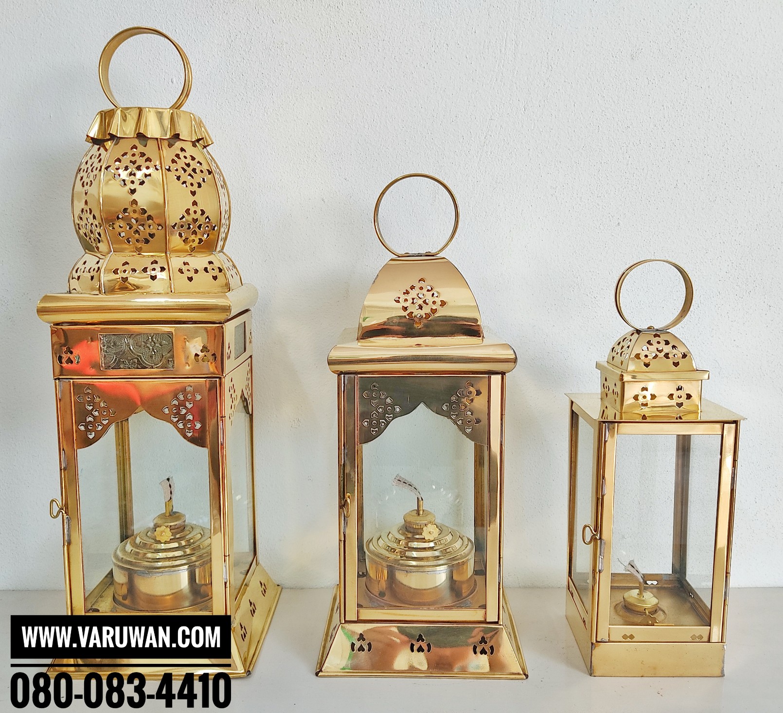 ตะเกียงพระราชทานเพลิง (ตะเกียงไฟหลวง) ทองเหลือง