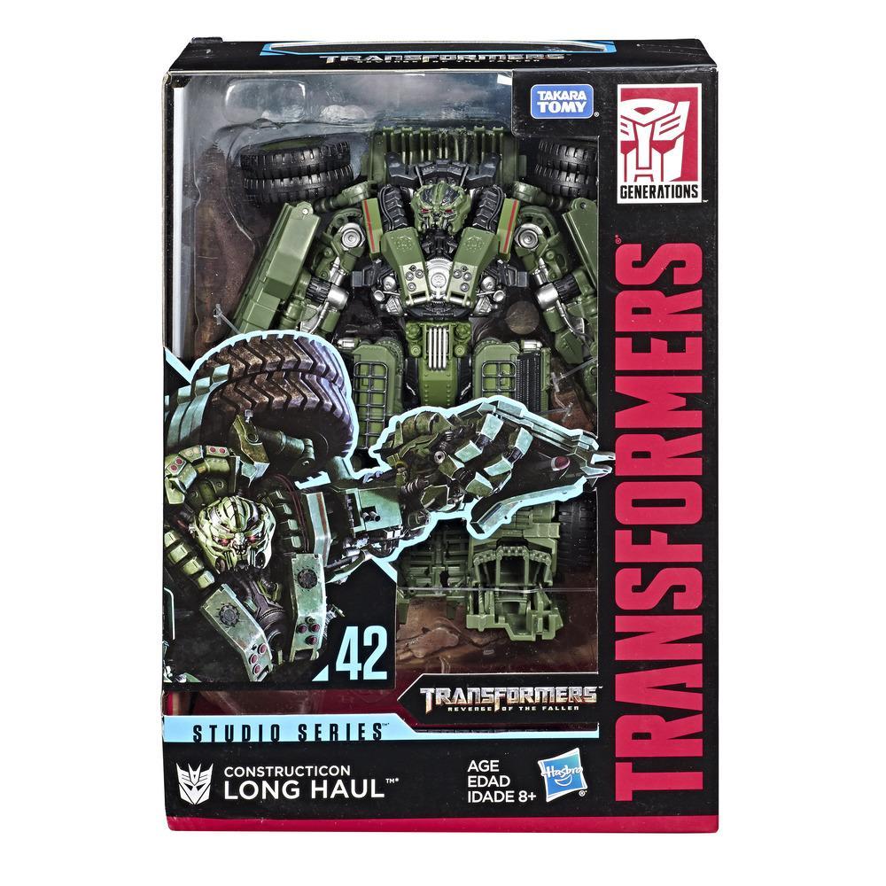 Hasbro Transformers Studio Series 42 Voyager Class Constructicon Long Haul Action Figure 6.5 Inch ฮาสโบร ทรานสฟอเมอร์ส สตูดิโอ ซีรีย์ส 42 วอยเอเจอร์ คลาส หุ่นยนต์คอนสตรัคติคอน ลองฮาวล์ 6.5 นิ้ว ลิขสิทธิ์แท้