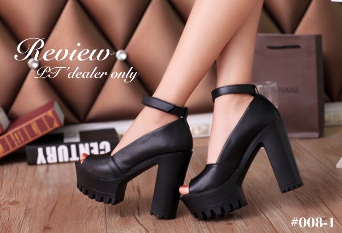 รองเท้าคัทชูส้นตึก (สีขาว)