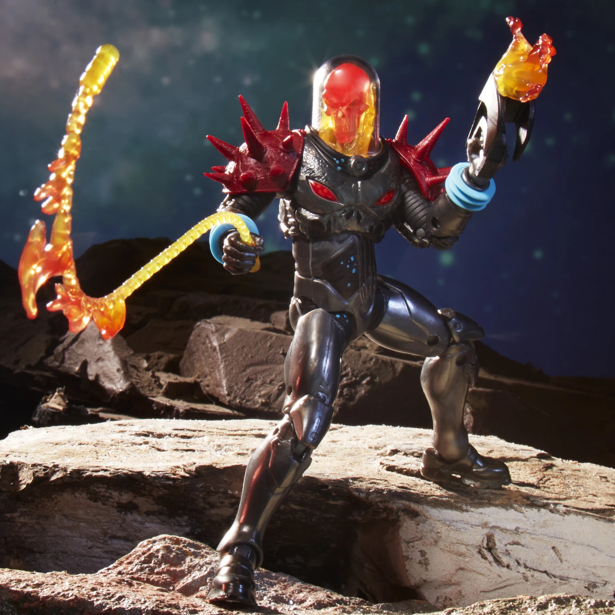 Hasbro Marvel Legends Series Cosmic Ghost Rider 6-inch Figure ฮาสโบร มาร์เวล เลเจนด์ ซีรี่ย์ส หุ่นโมเดลฟิกเกอร์ คอสมิค โกสท์ ไรเดอร์ ขนาด 6 นิ้ว พร้อมมอเตอร์ไซด์ ลิขสิทธิ์แท้