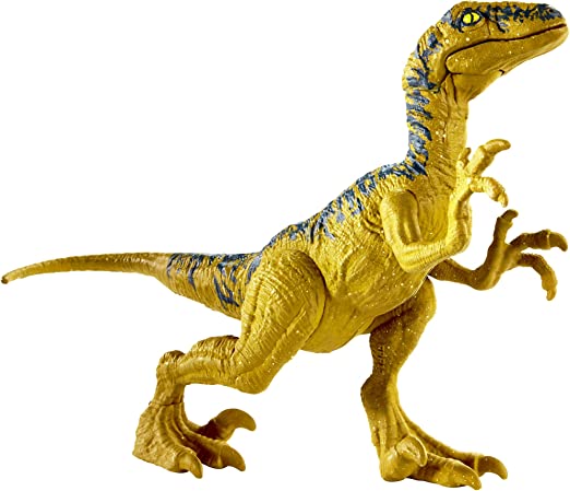 Mattel Jurassic World Dino Rivals Attack Pack Velociraptor Delta (GCR46) แมทเทล จูราสสิค เวิลด์ ของเล่นแอ็กชั่นฟิกเกอร์ไดโนเสาร์ เวโลซีแรปเตอร์ เดลต้า