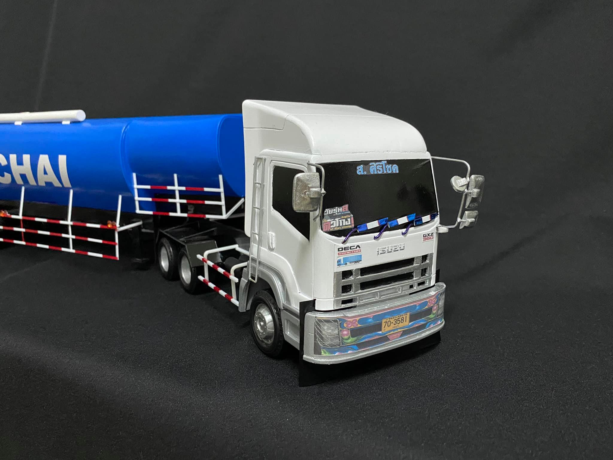 รถขนอาหารสัตว์ 1/24 Isuzu 360 Animal food Samchai