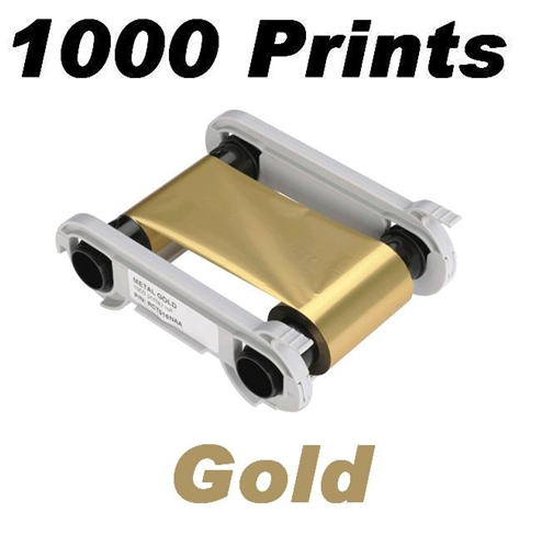 ขายถูก หมึกทอง Gold Monochrome Ribbon (1000 Cards/Roll) สำหรับเครื่องพิมพ์บัตร Evolis Zenius and Primacy