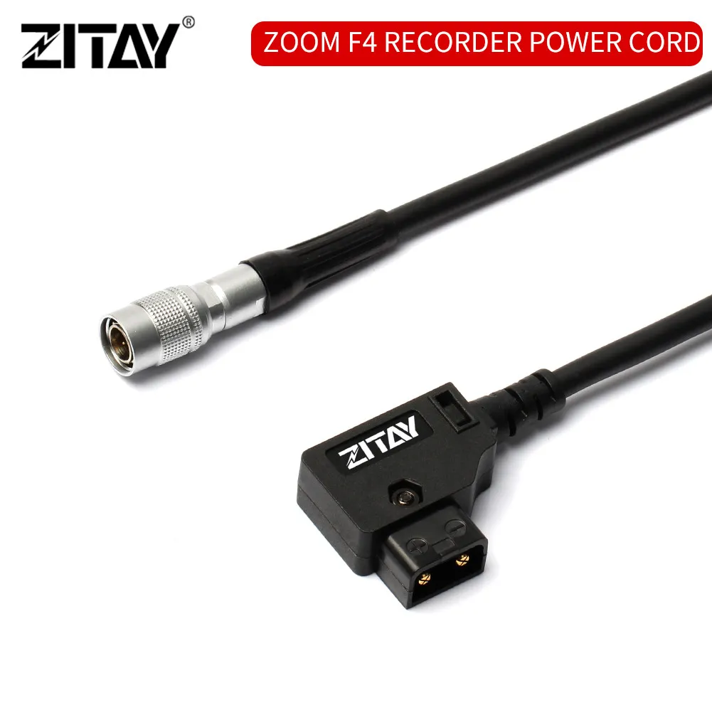 ZITAY D-tap to 4pin male Hirose Power Cable for ZOOM F4/F8 Sound Devices (ZT2020CB42)