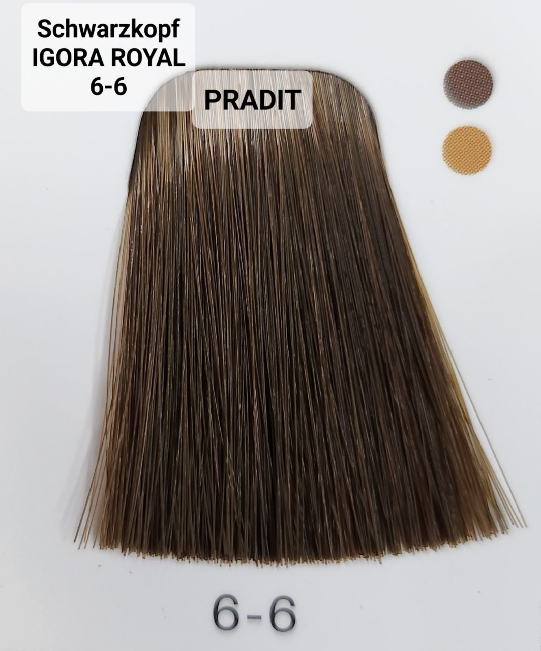 Schwarzkopf Igora Royal ครีมย้อมผม อีโกร่า รอยัล เบอร์6-6 สีบลอนด์เข้มช็อคโกแลต (60ml) 80 กรัม