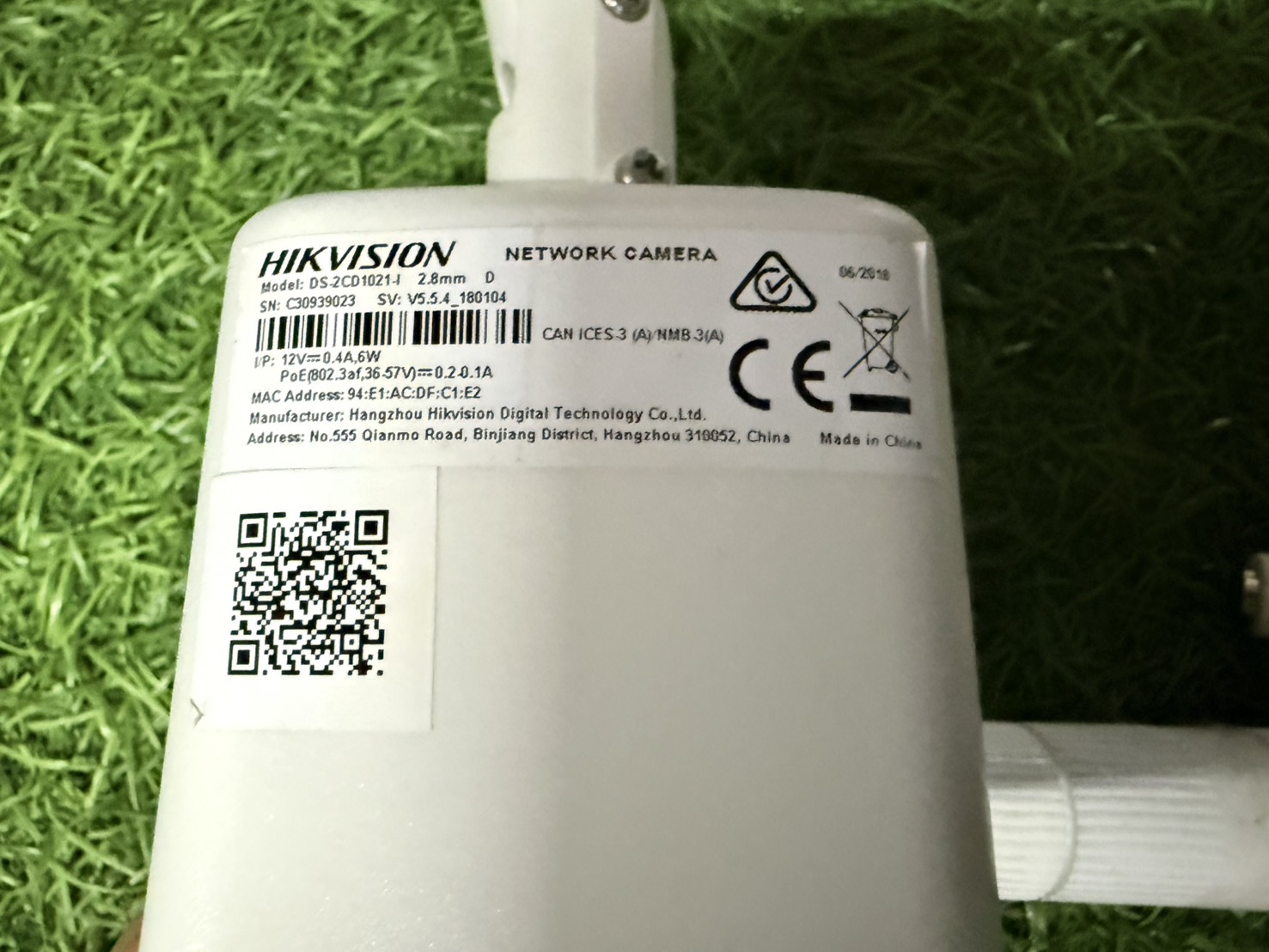 กล้อง Hikvision DS-2CD1021-I มี 12 ตัว