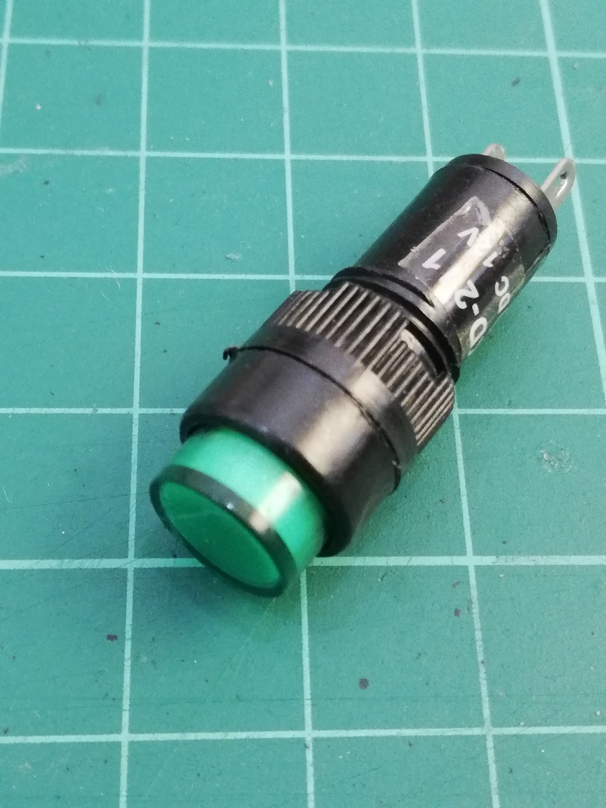 NXD-211 12VDC ( Lamp Green 10 mm. )