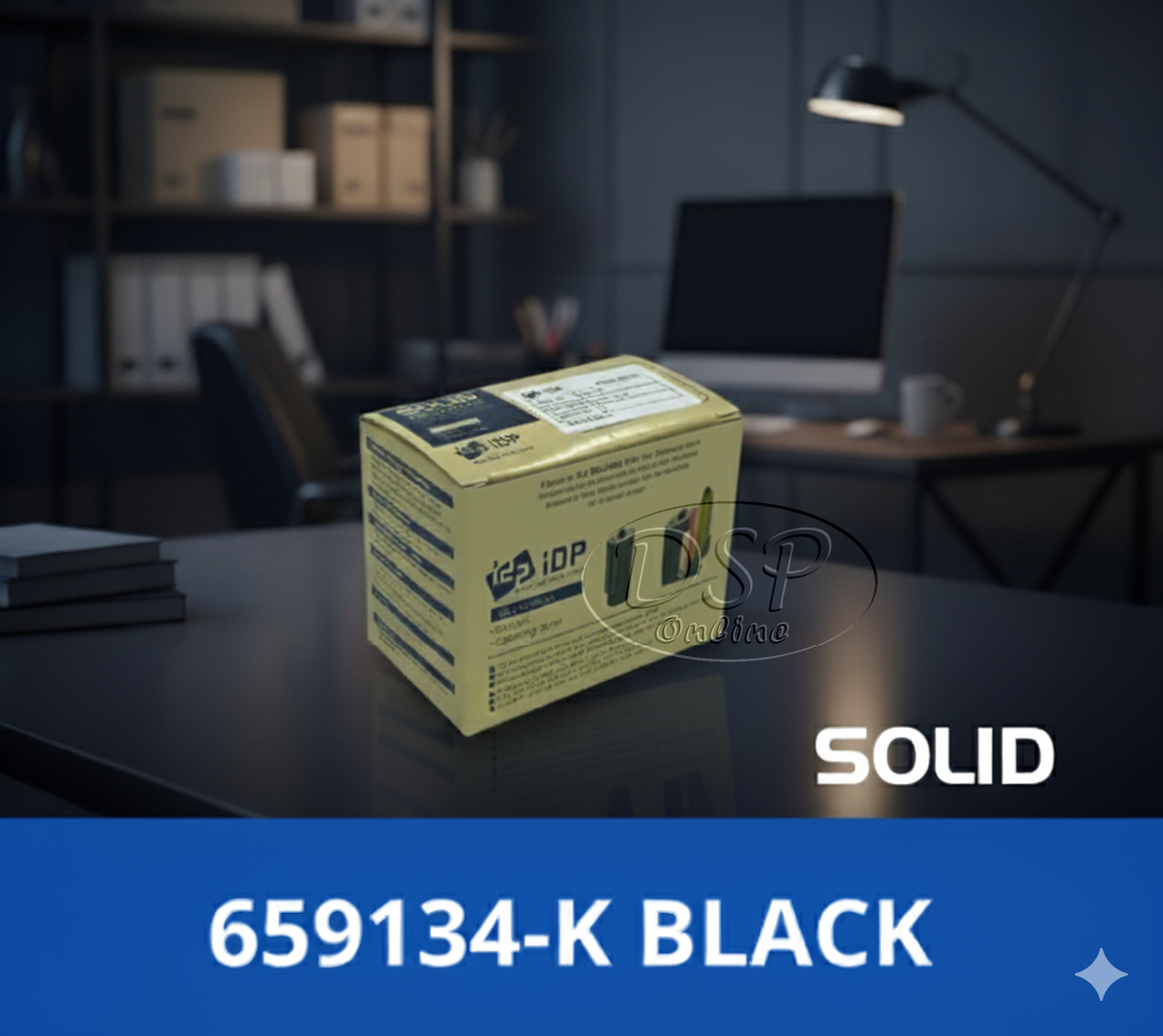 ขายถูก Black Resin Ribbon (659134) สำหรับ IDP Smart Series: การพิมพ์ตัวอักษรสีดำที่ทนทาน
