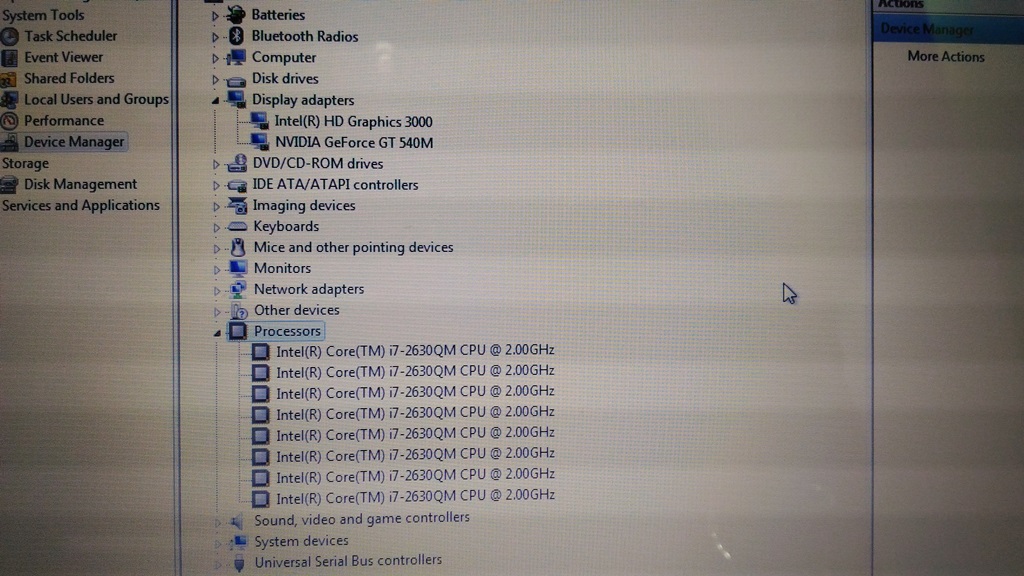 SAMSUNG RF511 i7-2630QM