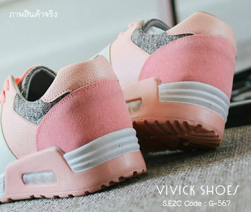 รองเท้า Sport Two Tone (สีชมพู)
