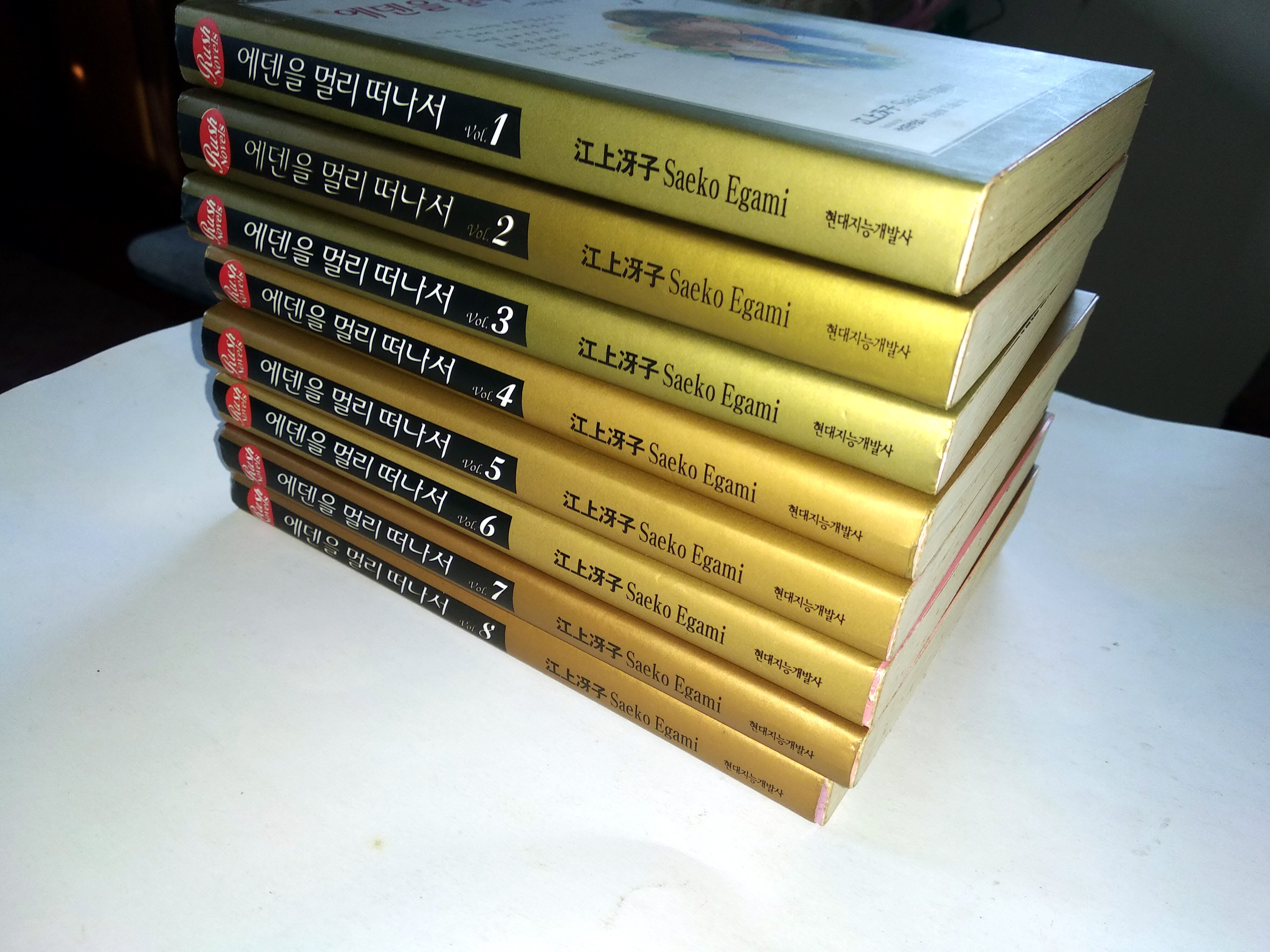 นิยายวายภาษาเกาหลี 에덴을 멀리 떠나서 - Saeko Egami 1-18 (มือสอง ขาดเล่ม 13)