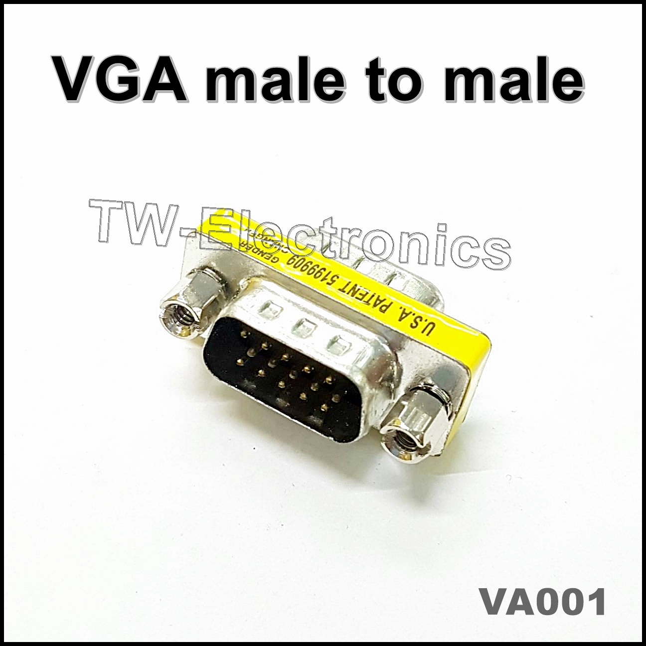หัวแปลง VGA ตัวผู้-ตัวผู้ / VA001