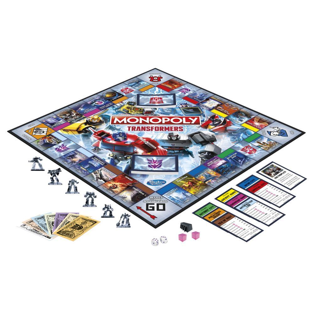 บอร์ดเกมส์ แบรนด์ Hasbro Monopoly Transformers Edition โมโนโพลี่ ทรานสฟอเมอร์ส รุ่น F1660