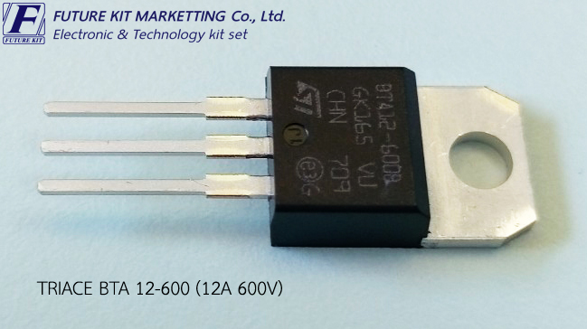 FuturePack FP3025 TRIAC BTA12-600 (12A. 600V.)