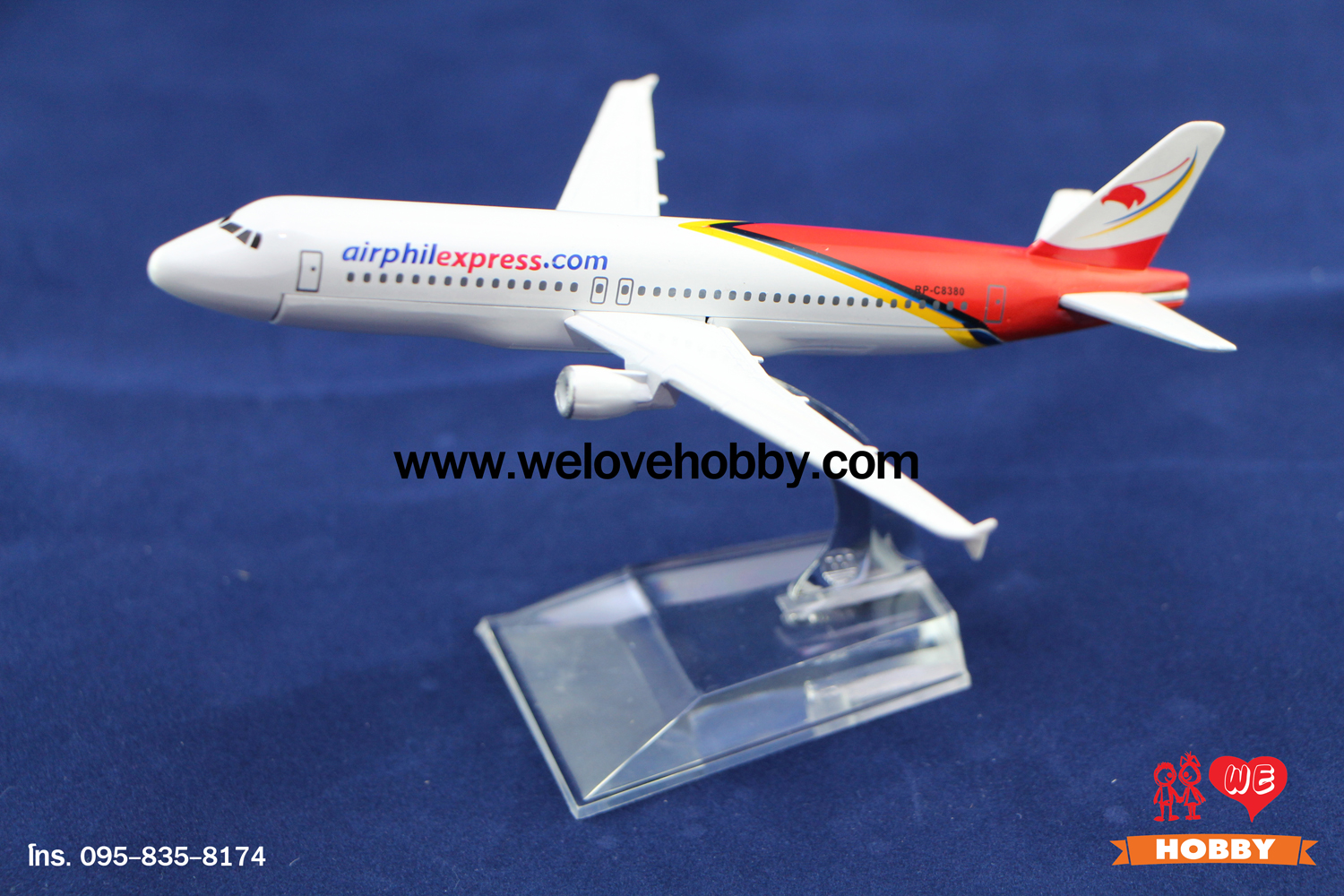 โมเดลเครื่องบิน Airphil Express (Airbus A320) ฟิลิปปินส์