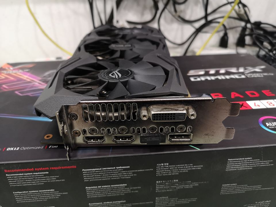 ASUS StriX RX480 8GB. DDR-5 256Bit