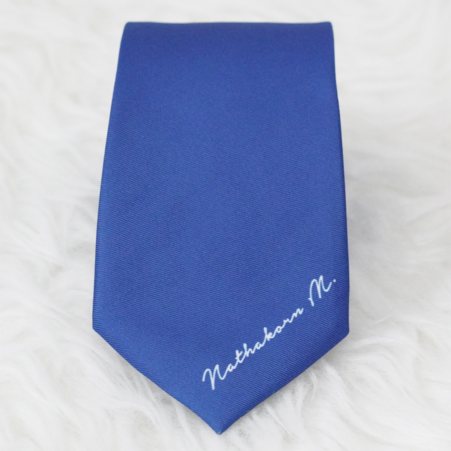 เนคไท สั่งทำใส่ชื่อ ขนาด 3" - Minimal - Plane Navy