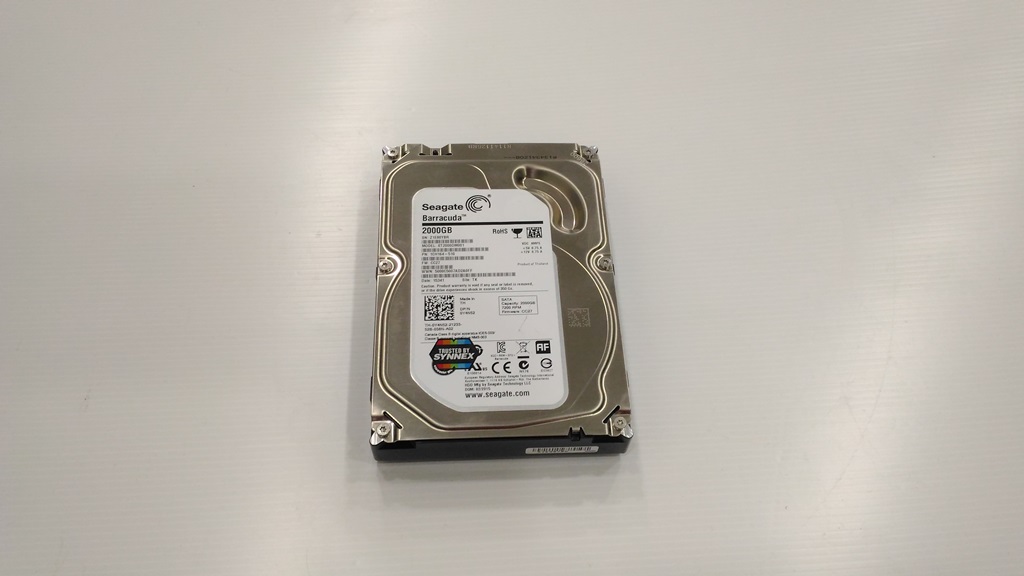 2TB. Seagate 3.5" ประกัน 06/2018