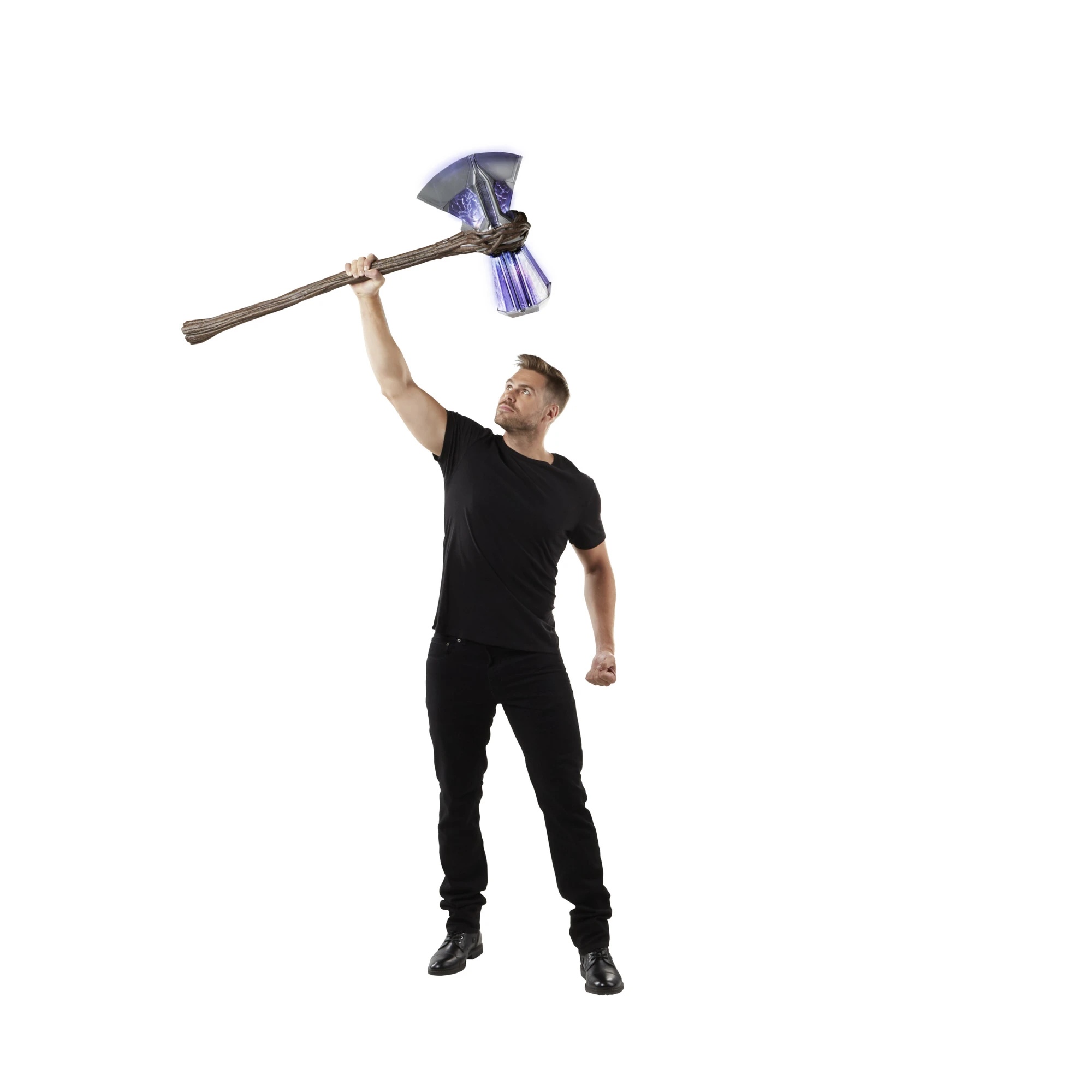 Hasbro Marvel Legends Avengers: Endgame Stormbreaker Electronic Axe Thor Gear 1:1 Scale ฮาสโบร มาร์เวล ลีเจนท์ อเวนเจอร์ส สตอร์มเบรคเกอร์ มีไฟ-เสียงซาวน์เอฟเฟ็ก ลิขสิทธิ์แท้