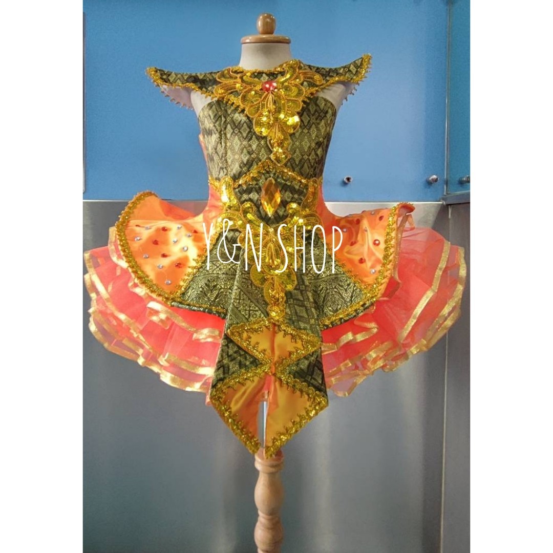 ชุดดรัมเมเยอร์ ชายเด้งพับคู่หน้า ชุดดรัมเมเยอร์เด็ก ชุดเชียร์ลีดเดอร์เด็ก