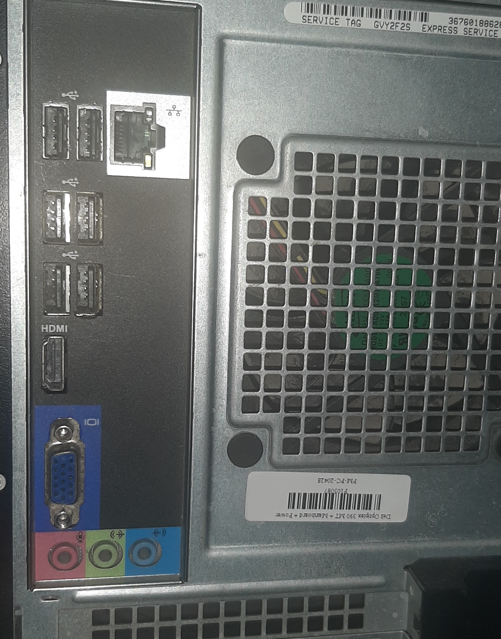 PC มือสอง สภาพดี Dell Optiplex 390 MT + Mainboard + Power (เครื่องเปล่า) รองรับ CPU Gen2 Ram DDR3 ประกันร้าน 1 เดือน